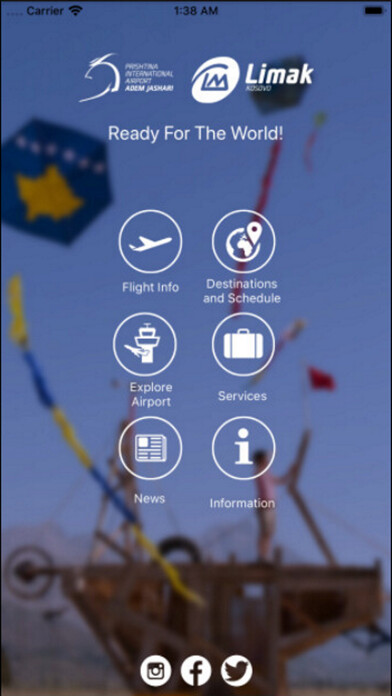 Emulate iPhone app Pristina International Airport using MyAndroid Emulate iPhone app Pristina International Airport using MyAndroid