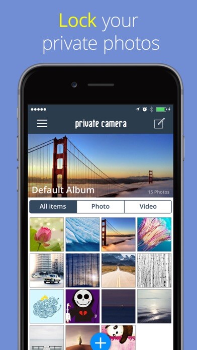 Emulate iPhone app Private Camera Vault Pro using MyAndroid