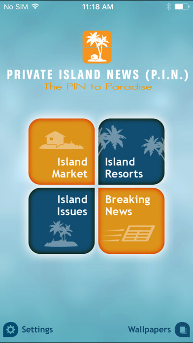 Emulate iPhone app Private Island News using MyAndroid