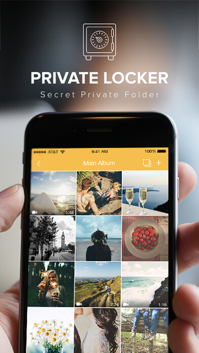 Emulate iPhone app Private Locker & Vault - Hide Personal Photos & Lock Secret Videos using MyAndroid