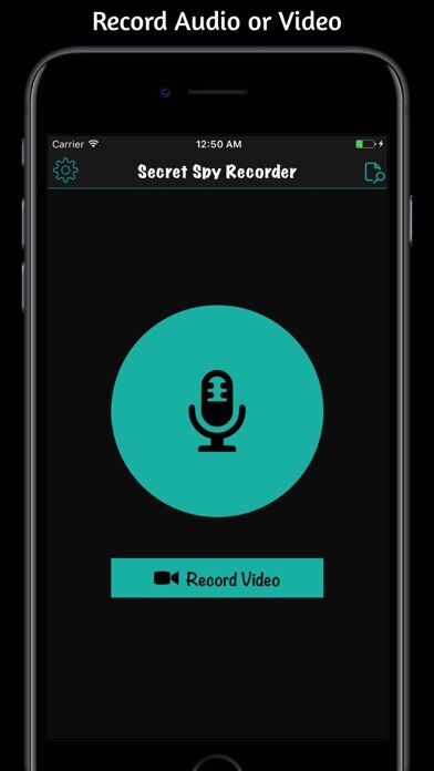 Emulate iPhone app Private Recorder using MyAndroid