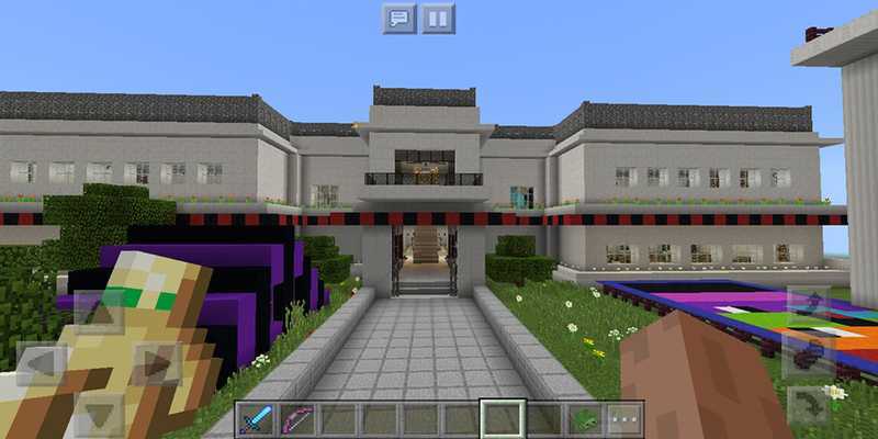 Emulate Android APK Private School. Map for MCPE