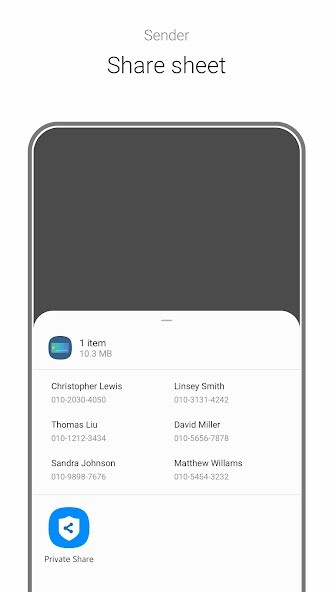 Run android online APK Private Share - File Transfer from MyAndroid or emulate Private Share - File Transfer using MyAndroid