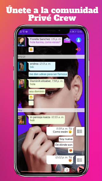 Run android online APK Prive Crew Chat Online gratis from MyAndroid or emulate Prive Crew Chat Online gratis using MyAndroid