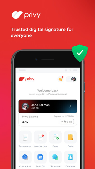 Emulate iPhone app Privy - Digital Signature using MyAndroid