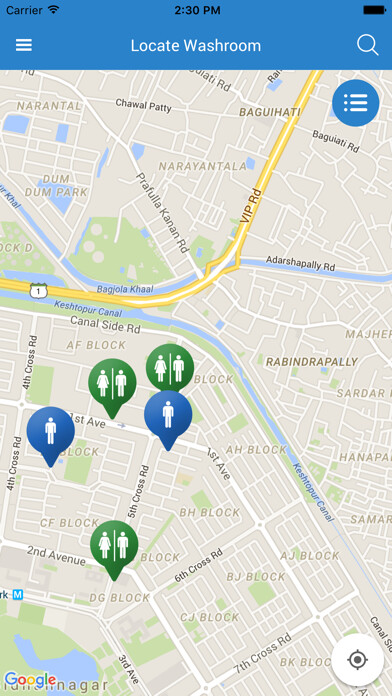 Emulate iPhone app Privy - The Restroom Finder using MyAndroid Emulate iPhone app Privy - The Restroom Finder using MyAndroid