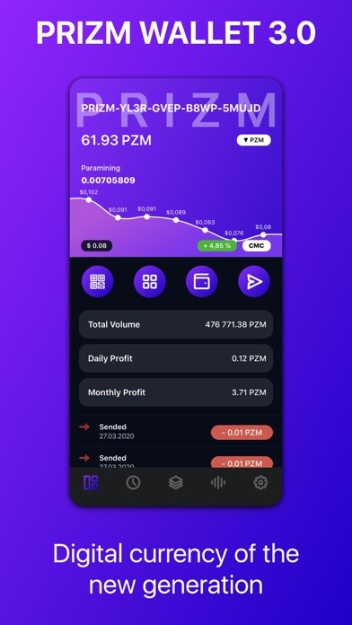 Emulate iPhone app Prizm Wallet using MyAndroid Emulate iPhone app Prizm Wallet using MyAndroid