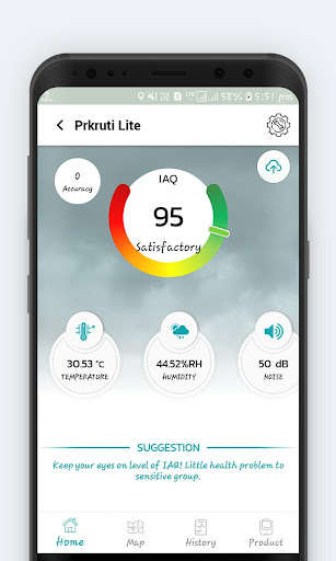 Run android online APK Prkruti LITE : Monitor Air Quality- Realtime AQI from MyAndroid or emulate Prkruti LITE : Monitor Air Quality- Realtime AQI using MyAndroid