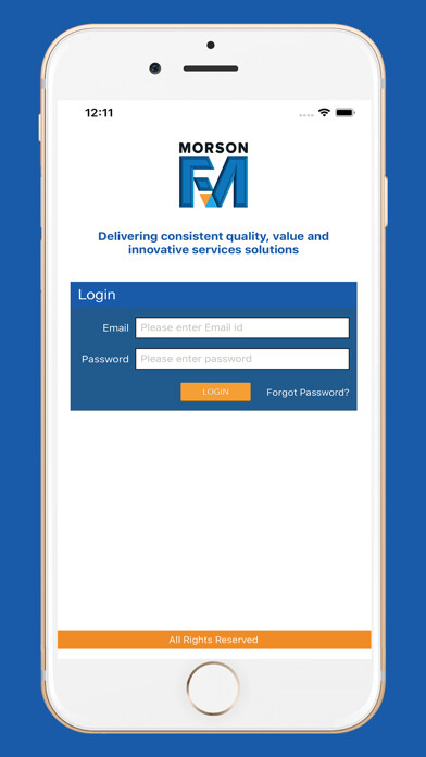 Emulate iPhone app P&R Morson using MyAndroid