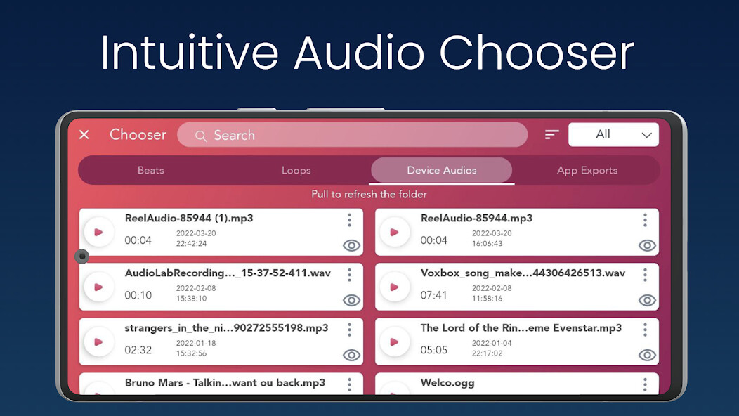 Emulate Pro Audio Editor - Music Mixer from MyAndroid or run Pro Audio Editor - Music Mixer using MyAndroid