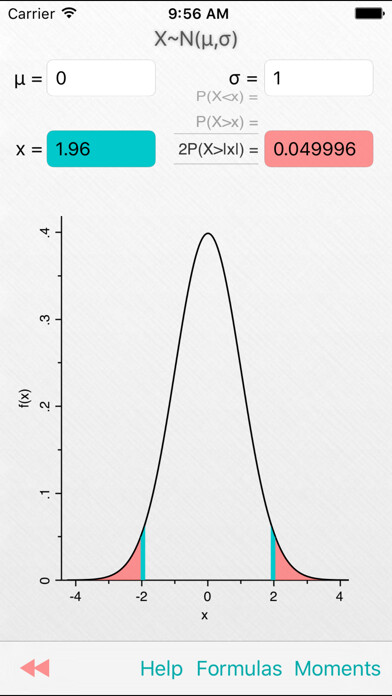 Emulate iPhone app Probability-Distributions using MyAndroid