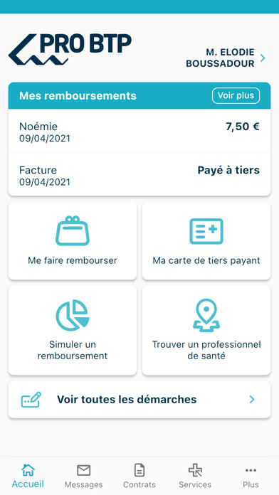 Emulate iPhone app PRO BTP Santé using MyAndroid Emulate iPhone app PRO BTP Santé using MyAndroid