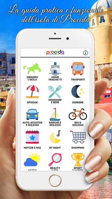 Emulate iPhone app Procida Island using MyAndroid Emulate iPhone app Procida Island using MyAndroid