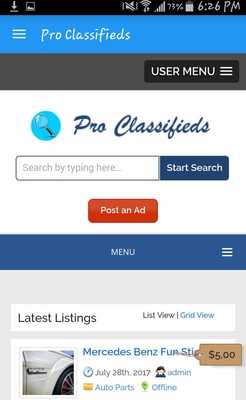 Emulate Android APK Pro Classifieds Emulate Android APK Pro Classifieds