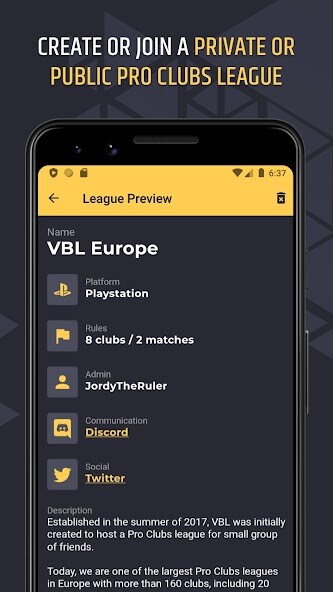 Run android online APK Pro Clubs Zone from MyAndroid or emulate Pro Clubs Zone using MyAndroid