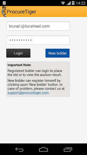 Run android online APK ProcureTiger from MyAndroid or emulate ProcureTiger using MyAndroid Run android online APK ProcureTiger from MyAndroid or emulate ProcureTiger using MyAndroid