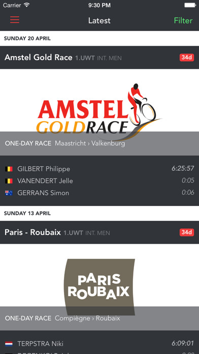 Emulate iPhone app ProCyclingStats using MyAndroid Emulate iPhone app ProCyclingStats using MyAndroid