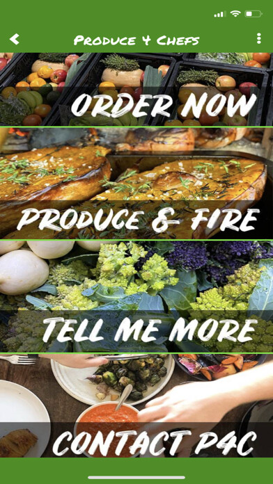 Emulate iPhone app Produce 4 Chefs using MyAndroid