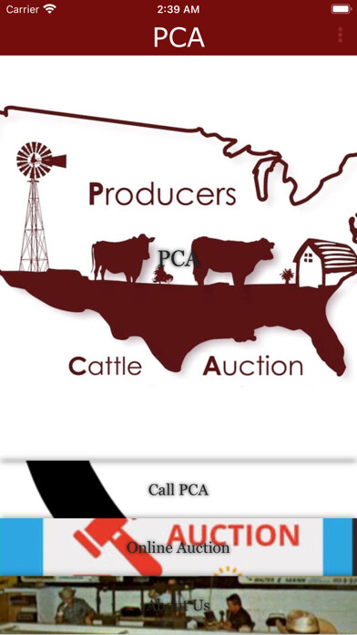 Emulate iPhone app Producers Cattle Auction using MyAndroid Emulate iPhone app Producers Cattle Auction using MyAndroid