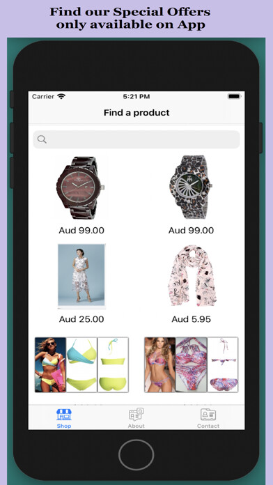 Emulate iPhone app Product Gallery - Best Offers using MyAndroid Emulate iPhone app Product Gallery - Best Offers using MyAndroid
