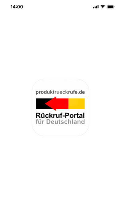Emulate iPhone app produktrueckrufe.de using MyAndroid Emulate iPhone app produktrueckrufe.de using MyAndroid