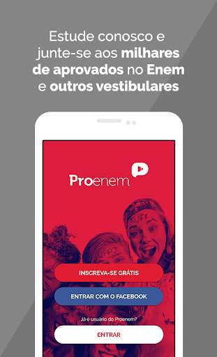 Run android online APK ProEnem - Enem e Vestibulares 2019 from MyAndroid or emulate ProEnem - Enem e Vestibulares 2019 using MyAndroid