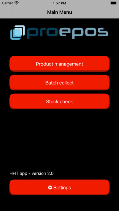 Emulate iPhone app ProEPOS HHT using MyAndroid