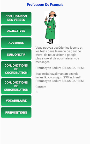 Run android online APK Professeur De Français from MyAndroid or emulate Professeur De Français using MyAndroid Run android online APK Professeur De Français from MyAndroid or emulate Professeur De Français using MyAndroid
