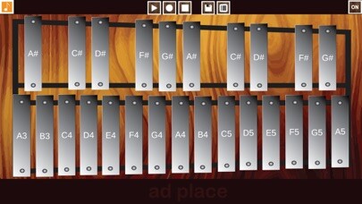 Emulate iPhone app Professional Xylophone using MyAndroid
