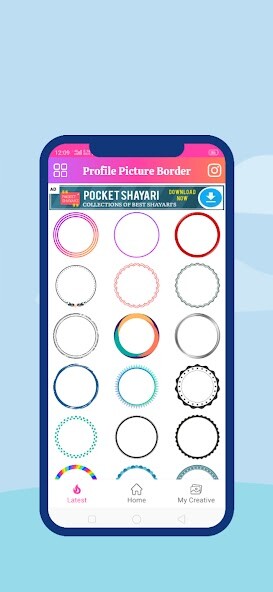 Run android online APK Profile Picture Border from MyAndroid or emulate Profile Picture Border using MyAndroid