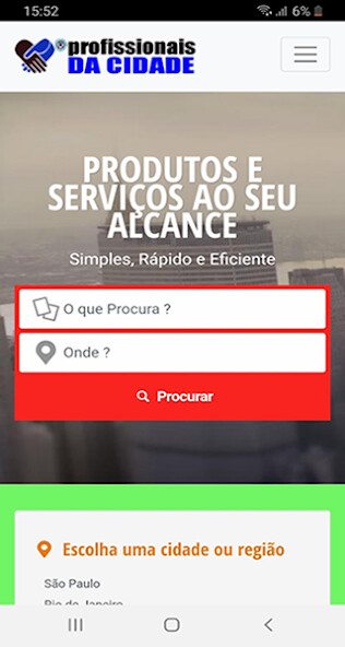 Emulate Android APK Profissionais da Cidade Emulate Android APK Profissionais da Cidade