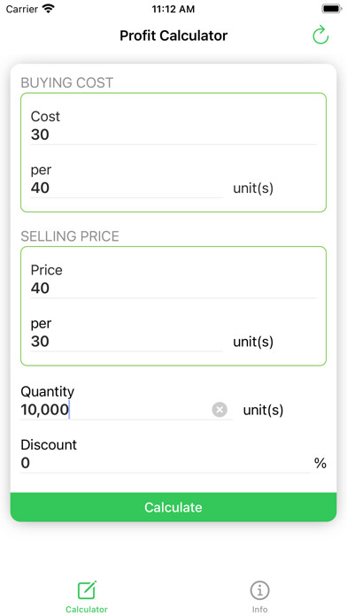 Emulate iPhone app Profit Calculator, Revenue using MyAndroid Emulate iPhone app Profit Calculator, Revenue using MyAndroid