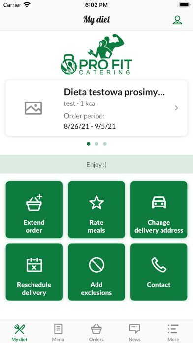Emulate iPhone app ProFit Catering using MyAndroid Emulate iPhone app ProFit Catering using MyAndroid