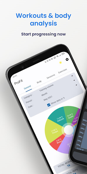Run android online APK ProFit - Workout Log  Tracker from MyAndroid or emulate ProFit - Workout Log  Tracker using MyAndroid