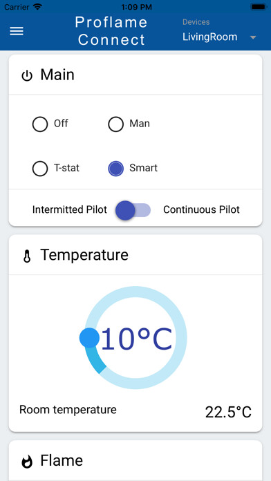 Emulate iPhone app Proflame Connect using MyAndroid
