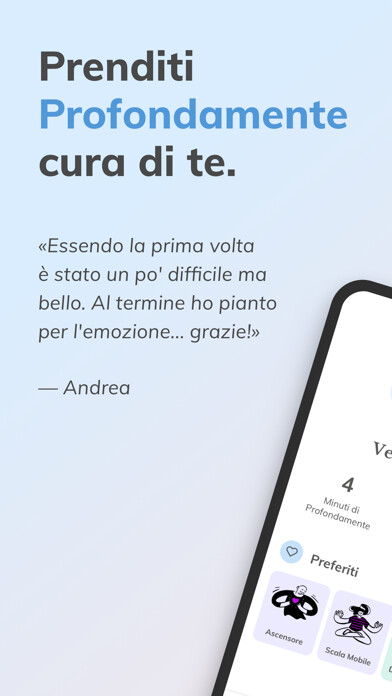 Emulate iPhone app Profondamente: relax & sonno using MyAndroid