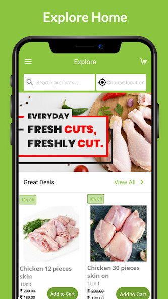 Run android online APK ProFRESH : Fresh chicken at your door steps from MyAndroid or emulate ProFRESH : Fresh chicken at your door steps using MyAndroid