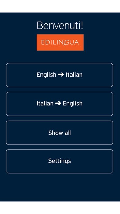 Emulate iPhone app Progetto 1 Glossario using MyAndroid