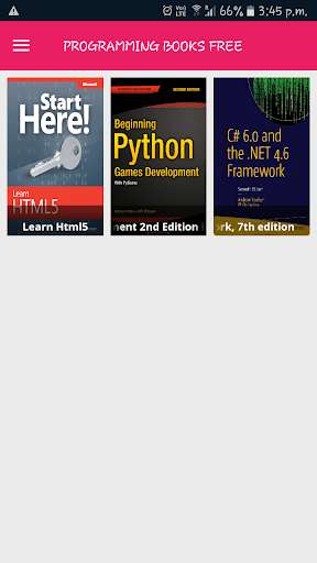 Run android online APK Programming Books Free from MyAndroid or emulate Programming Books Free using MyAndroid