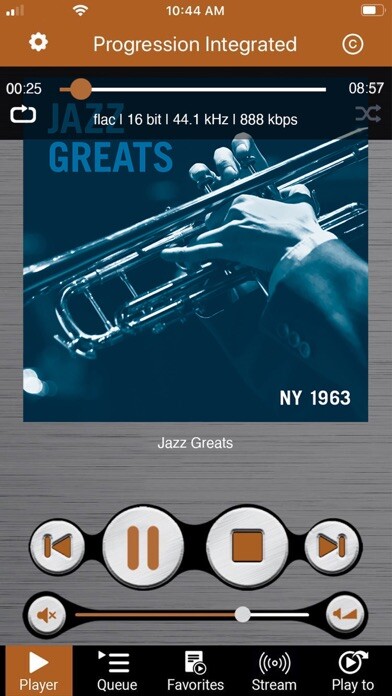 Emulate iPhone app Progression Integrated Amp using MyAndroid