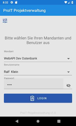 Run android online APK ProIT Projektverwaltung from MyAndroid or emulate ProIT Projektverwaltung using MyAndroid