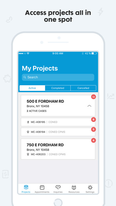 Emulate iPhone app Project Center using MyAndroid
