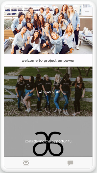 Emulate iPhone app project empower using MyAndroid