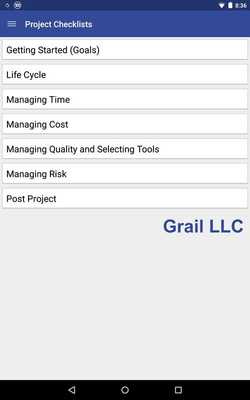 Emulate Android APK Project Management Checklists