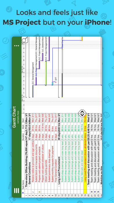Emulate iPhone app Project Plan 365 using MyAndroid