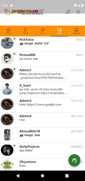 Run android online APK Projects.co.id - Hire Freelanc from MyAndroid or emulate Projects.co.id - Hire Freelanc using MyAndroid