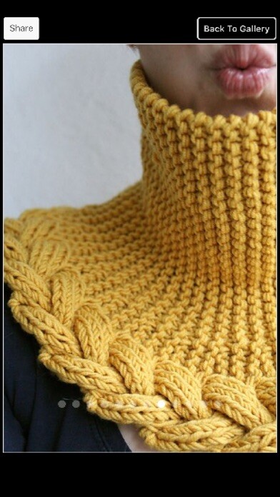 Emulate iPhone app Projects Knitted with Easy Knitting Patterns using MyAndroid