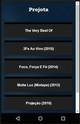 Emulate Android APK Projota Music Lyrics Emulate Android APK Projota Music Lyrics