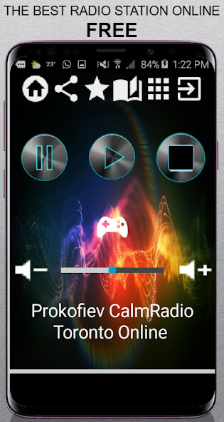 Run android online APK Prokofiev CalmRadio Toronto Online CA App Radio Fr from MyAndroid or emulate Prokofiev CalmRadio Toronto Online CA App Radio Fr using MyAndroid