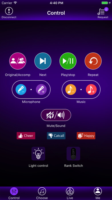 Emulate iPhone app PRO-KTV using MyAndroid